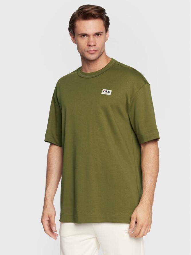 Fila T-Shirt Taipas FAM0149 Zielony Oversize