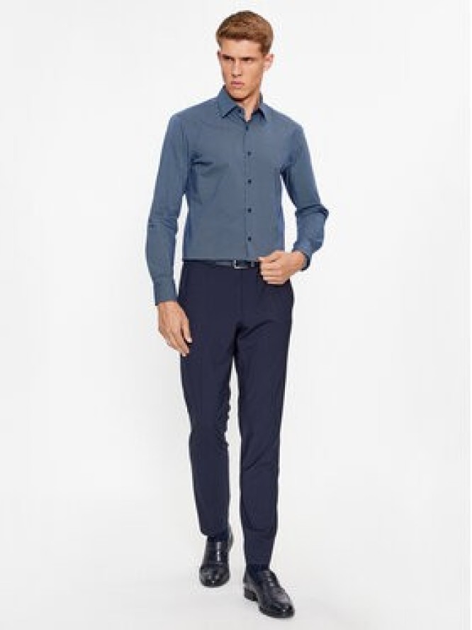 Boss Koszula H-Hank-Kent-C1-214 50478620 Granatowy Slim Fit