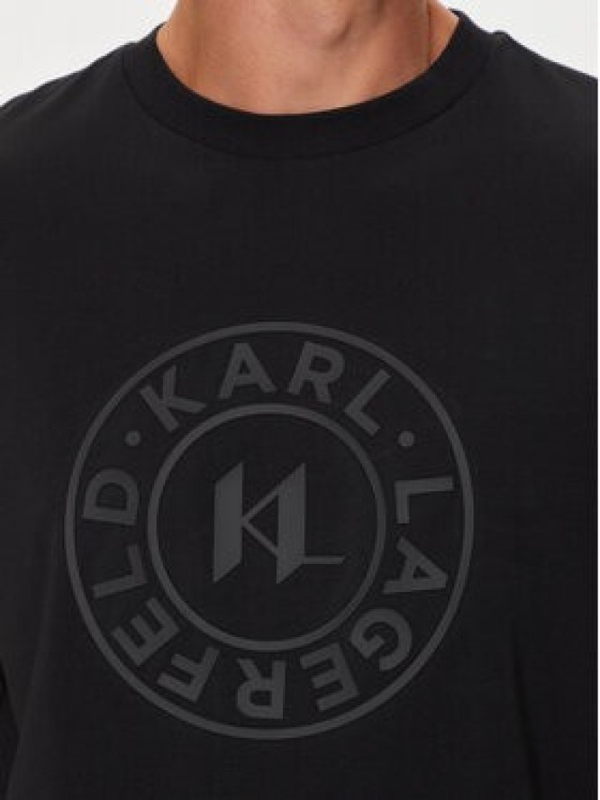 KARL LAGERFELD T-Shirt 755080 543221 Czarny Regular Fit