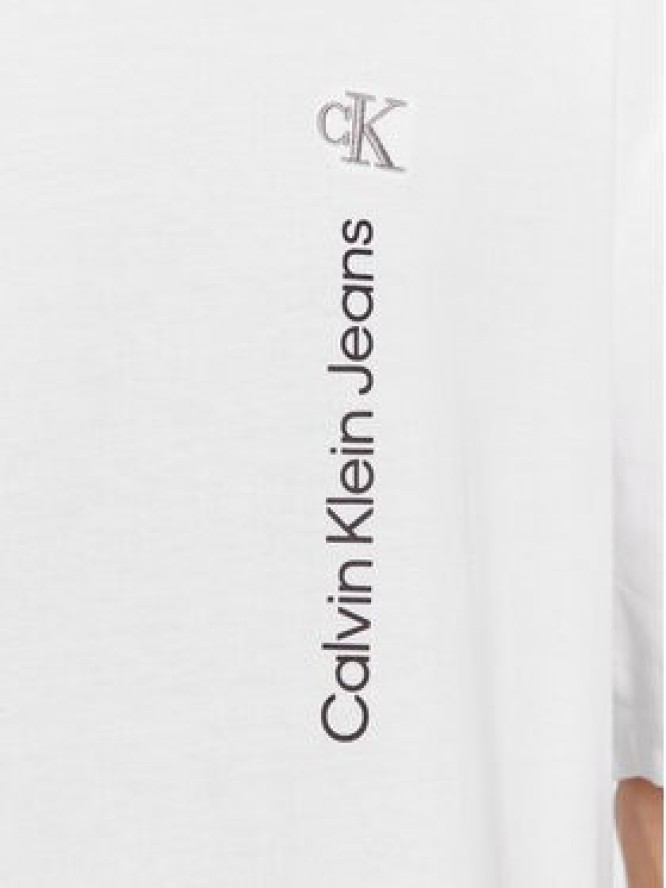 Calvin Klein Jeans T-Shirt J30J323995 Biały Relaxed Fit