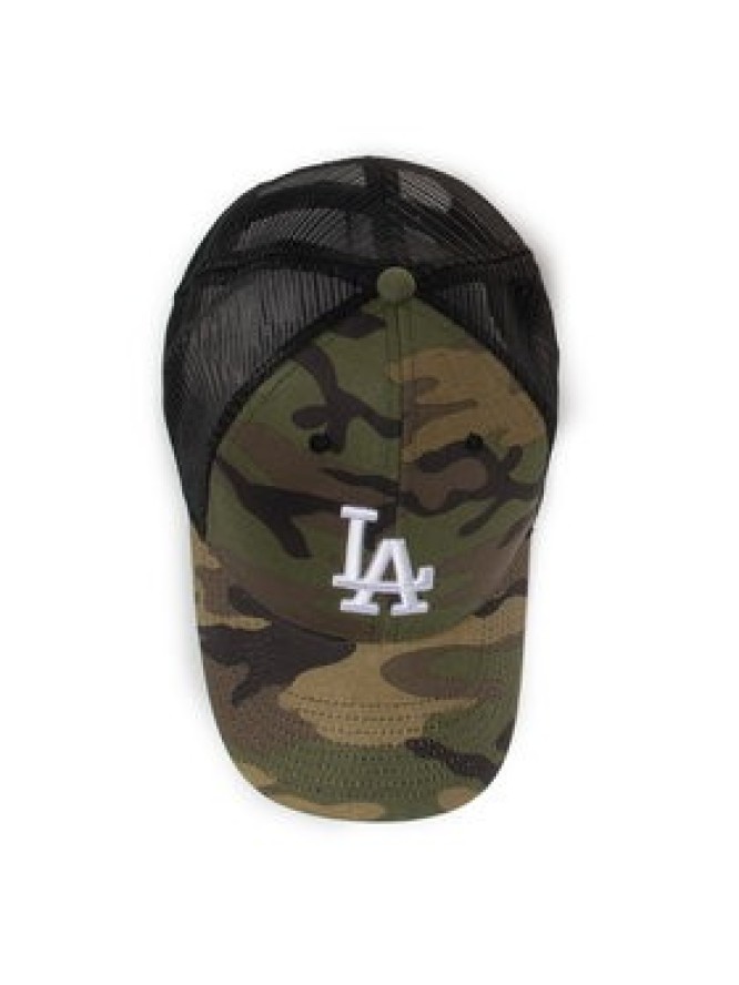 47 Brand Czapka z daszkiem Mlb Los Angeles Dodgers Branson B-CBRAN12GWP-CMD Zielony