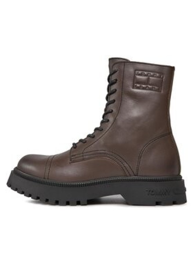 Tommy Jeans Trzewiki Tjm Casual Boot EM0EM01244 Brązowy