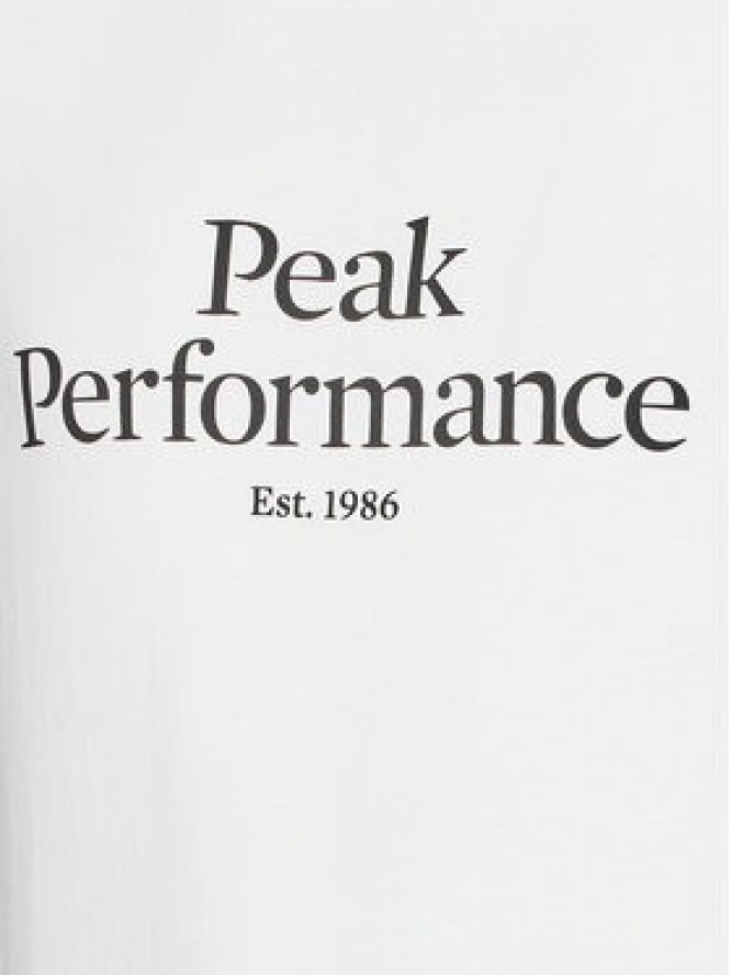 Peak Performance T-Shirt Original G77692360 Biały Slim Fit