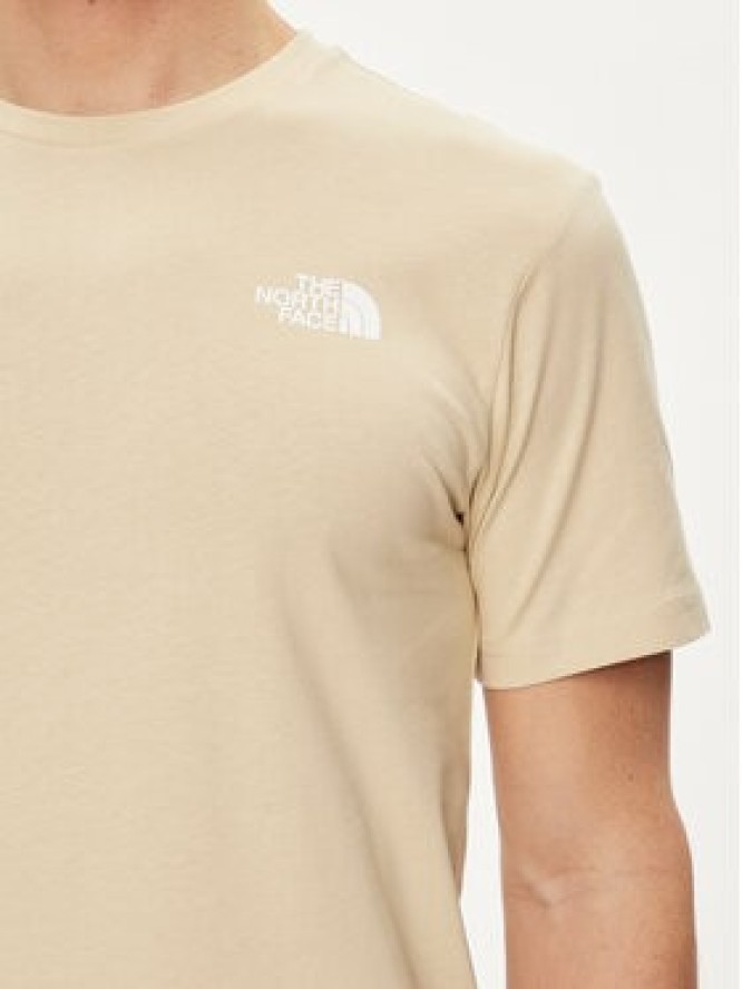 The North Face T-Shirt Redbox NF0A87NP Beżowy Regular Fit