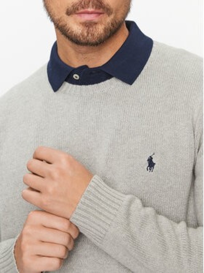 Polo Ralph Lauren Sweter 710810846004 Szary Regular Fit