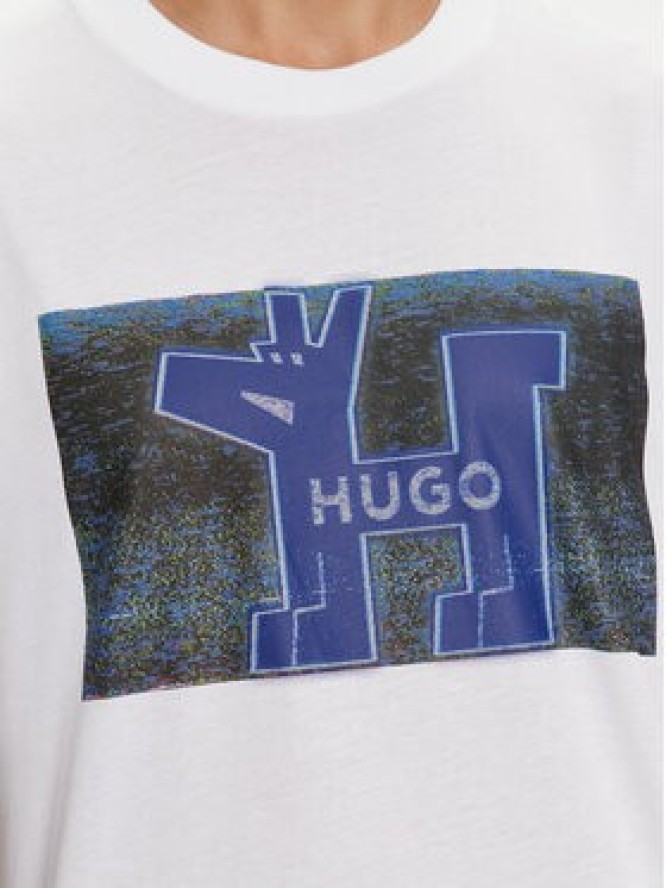 Hugo T-Shirt Nedary 50519131 Biały Regular Fit