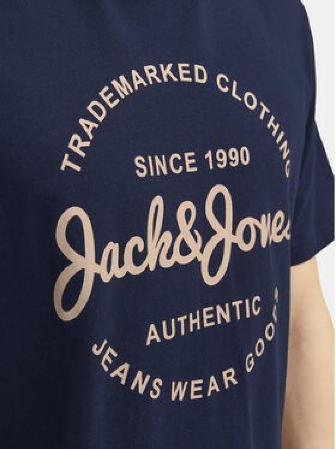 Jack&Jones T-Shirt Forest 12247972 Granatowy Standard Fit