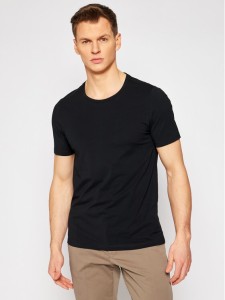 Oscar Jacobson T-Shirt Kyran 6789 3815 Czarny Regular Fit