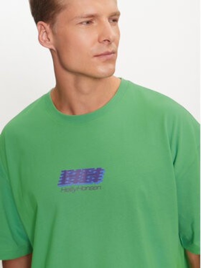 Helly Hansen T-Shirt Evan Suseg 53964 Zielony Oversize