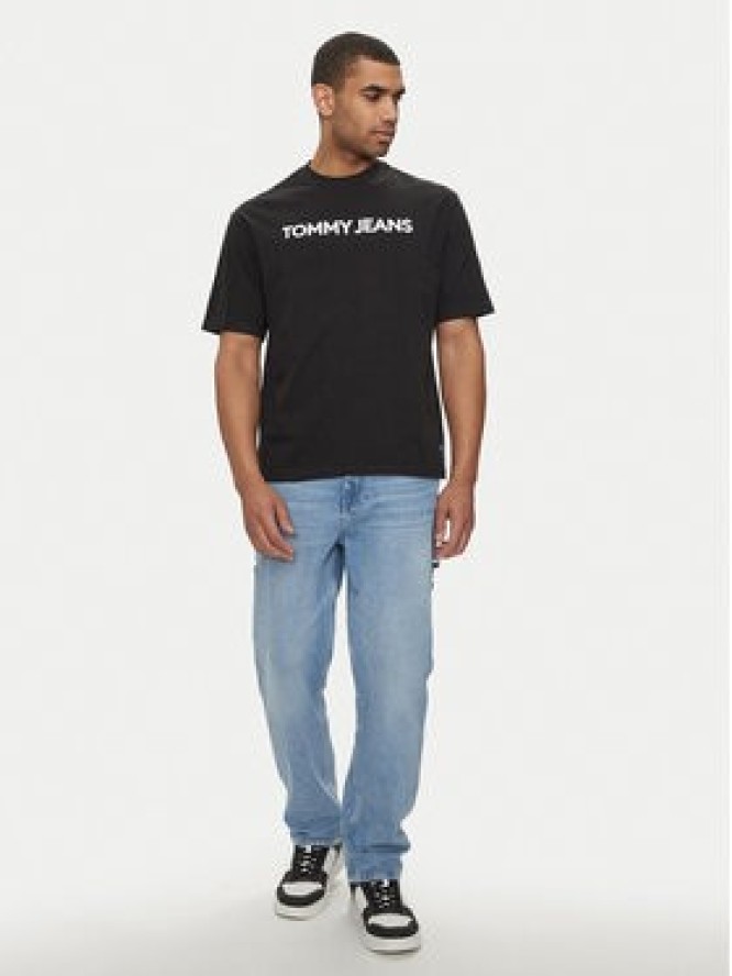 Tommy Jeans T-Shirt Bold Classics DM0DM18267 Czarny Oversize
