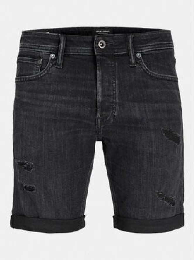 Jack&Jones Szorty jeansowe Jjirick 12250177 Czarny Regular Fit