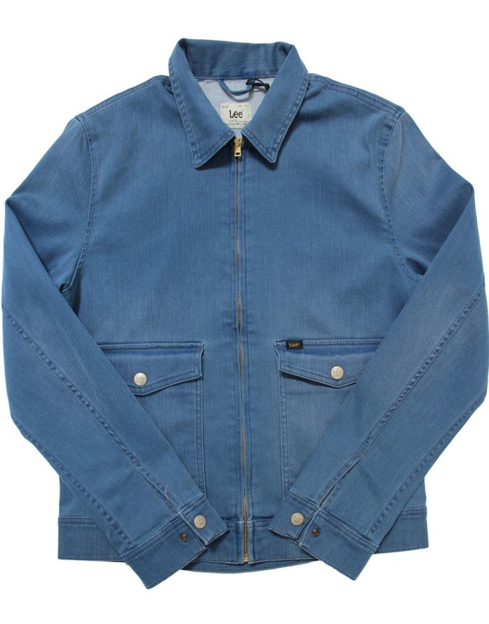 LEE ZIP JACKET MĘSKA KURTKA JEANSOWA BB FINISH L89DCGBB