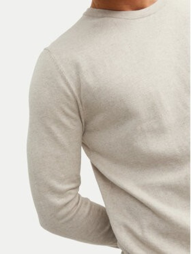 Jack&Jones Sweter Emil 12208364 Beżowy Regular Fit