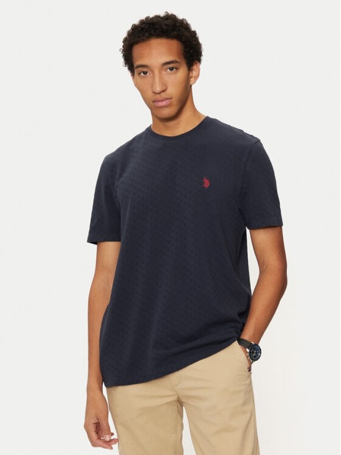 U.S. Polo Assn. T-Shirt MUP3617 Granatowy Regular Fit