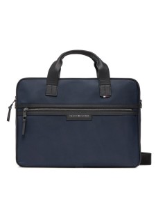 Tommy Hilfiger Torba na laptopa Th Urban Repreve Computer Bag AM0AM11836 Granatowy