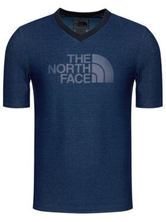 The North Face T-Shirt Big Logo Tee NF0A3LDS Granatowy Regular Fit