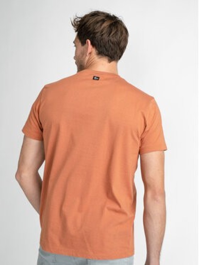 Petrol Industries T-Shirt M-1030-TSR609 Pomarańczowy Regular Fit