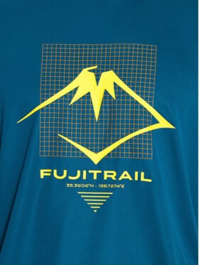 Asics T-Shirt ASICS Fujitrail Logo SS Top Tee Niebieski Regular Fit