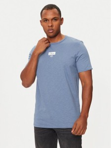 s.Oliver T-Shirt 2150054 Niebieski Regular Fit