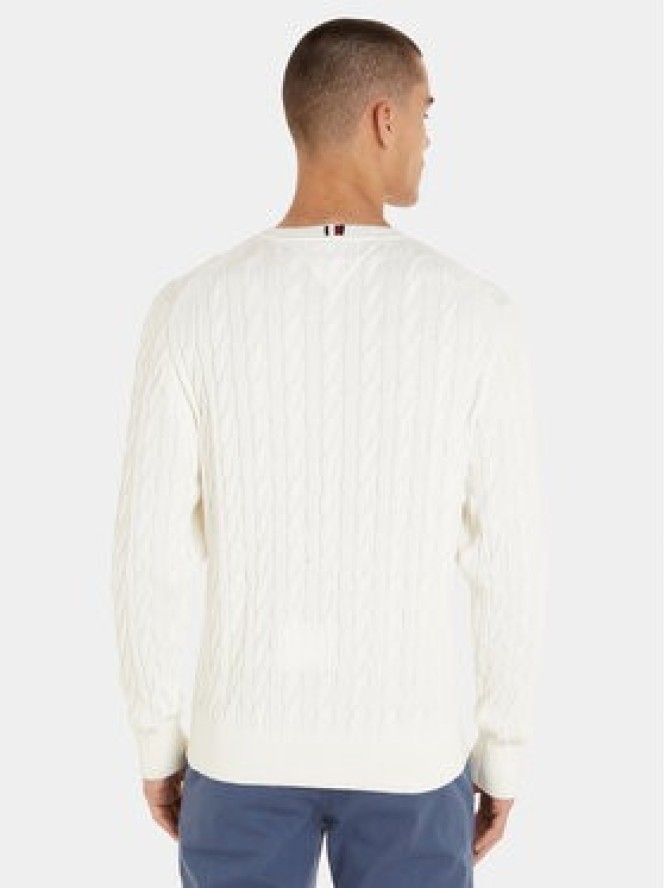Tommy Hilfiger Sweter MW0MW33132 Écru Relaxed Fit