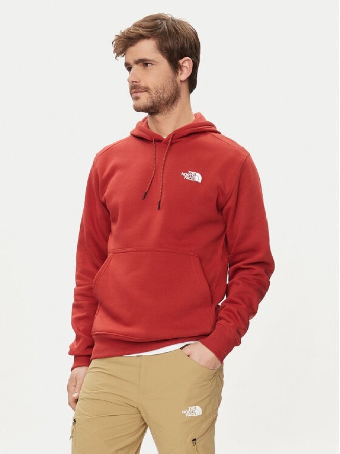 The North Face Bluza NF0A880U Czerwony Regular Fit