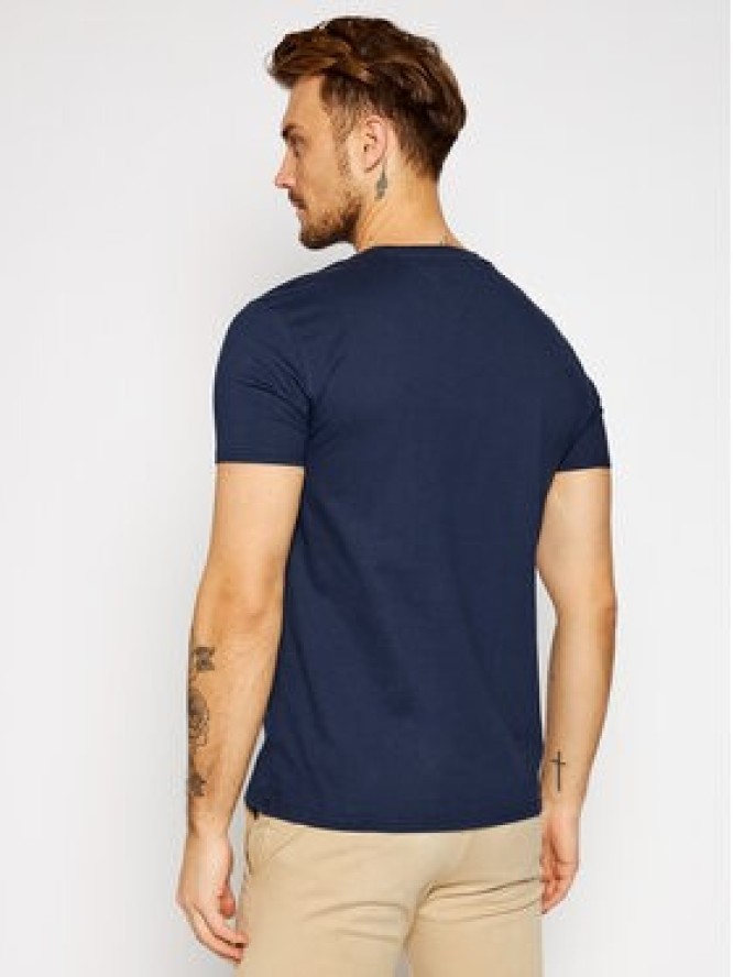 Tommy Jeans T-Shirt DM0DM04411 Granatowy Regular Fit