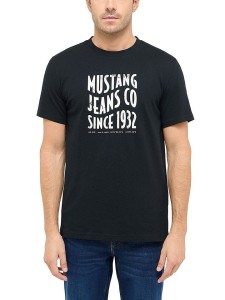 Mustang Koszulka w kolorze czarnym rozmiar: M