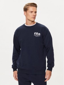 Fila Bluza FAM0671 Granatowy Relaxed Fit