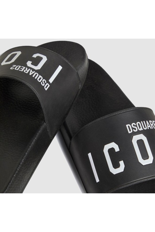 DSQUARED2 Czarne klapki męskie icon