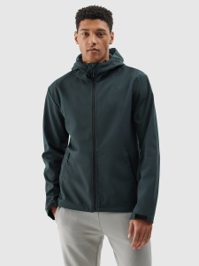 Kurtka softshell wiatroodporna membrana 5000 męska - khaki