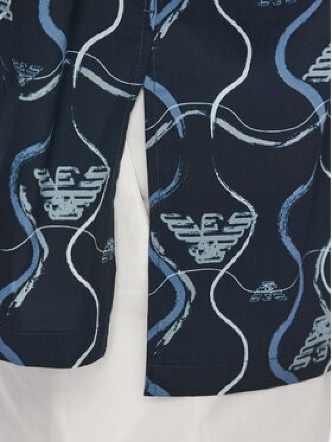 Emporio Armani Underwear Koszula 211846 3R466 18736 Granatowy Relaxed Fit