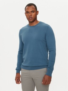 Sisley Sweter 10F2S1C78 Niebieski Slim Fit