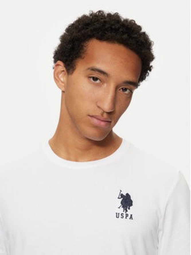 U.S. Polo Assn. T-Shirt MUP3311 Biały Slim Fit