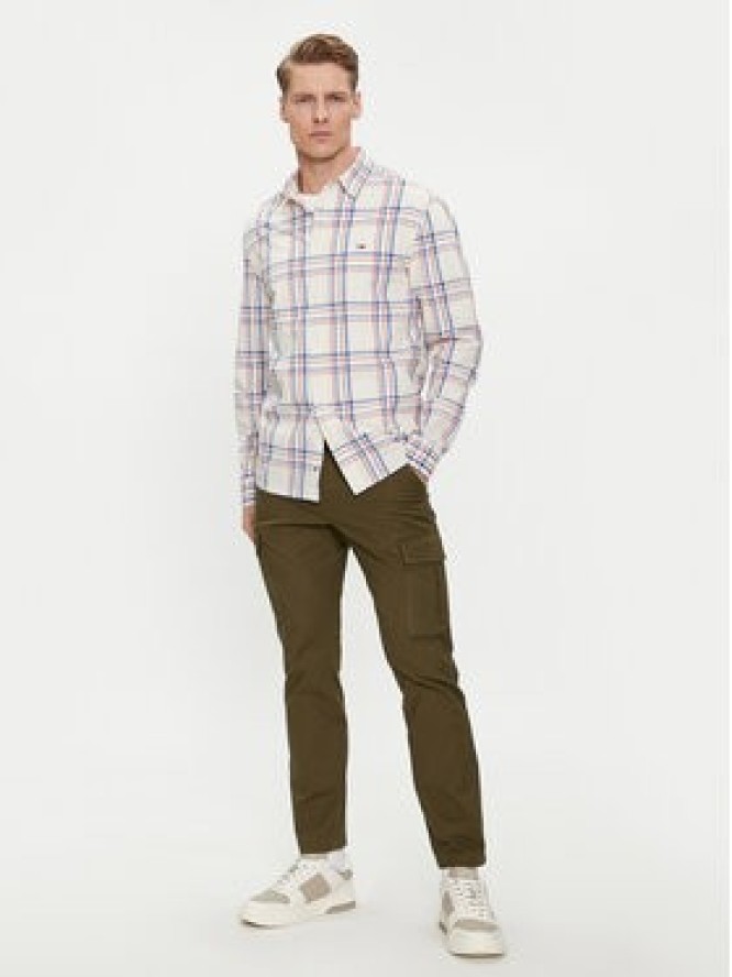 Tommy Jeans Koszula Poplin DM0DM18968 Kolorowy Regular Fit