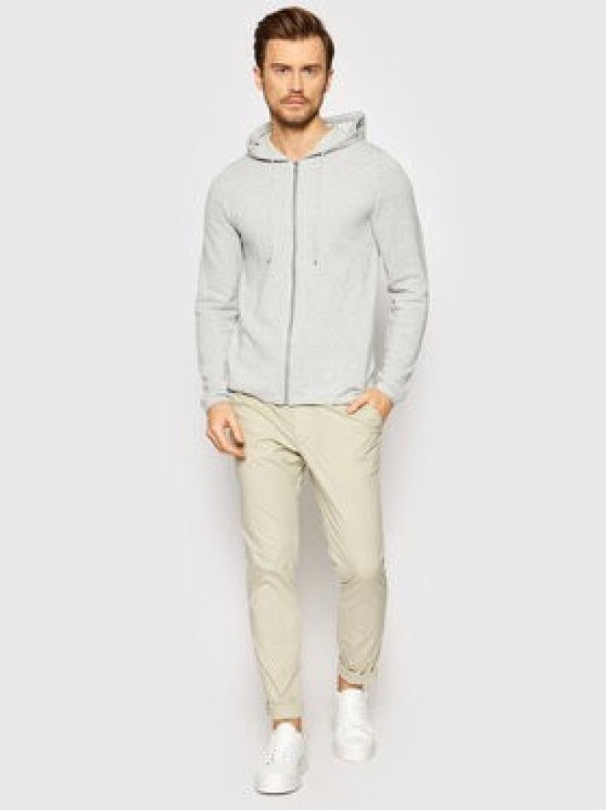 Jack&Jones Kardigan Hill 12190154 Szary Regular Fit