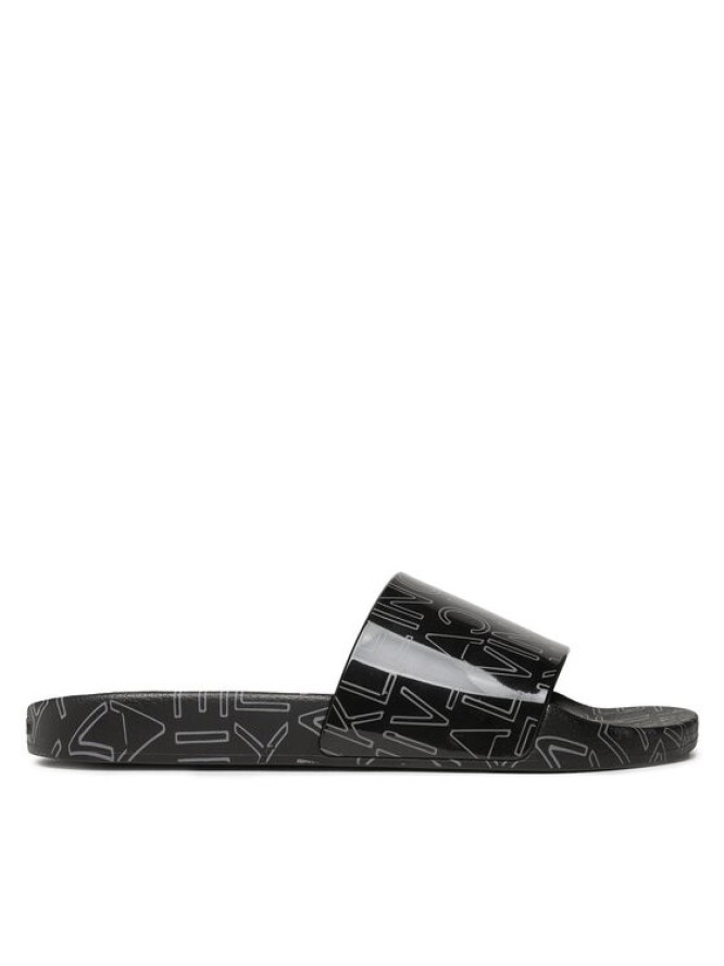 Calvin Klein Klapki Pool Slide Rubber HM0HM01062 Czarny