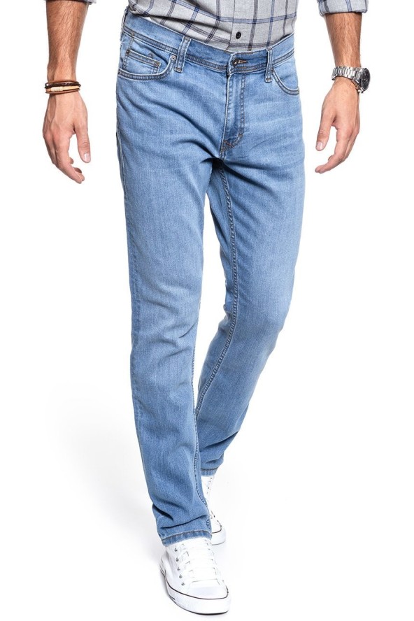 SPODNIE MĘSKIE MUSTANG Jeans Bosten Slim Fit Light Blue 1007660 5000 302