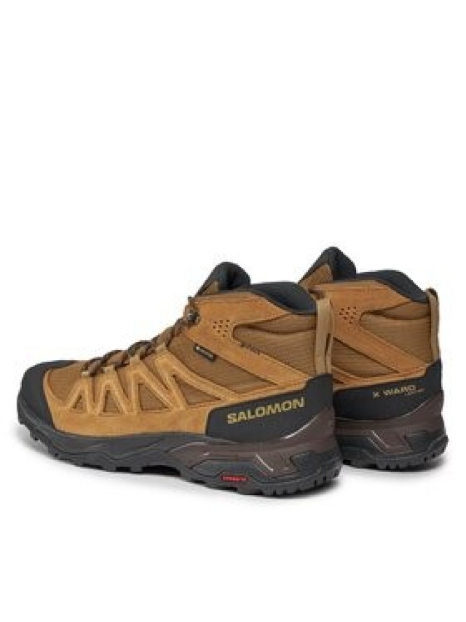 Salomon Trekkingi X Ward Leather Mid GORE-TEX L47181800 Brązowy