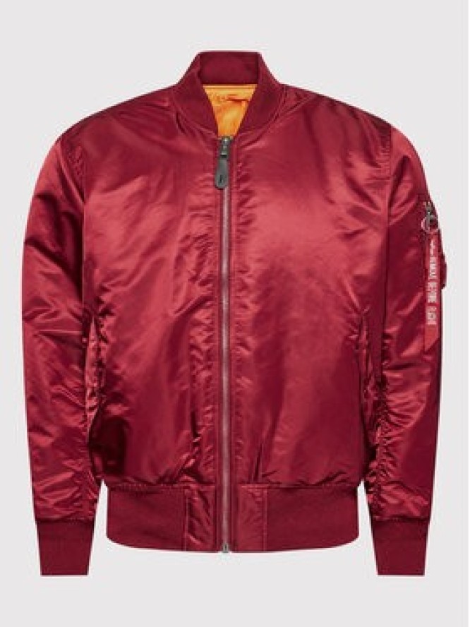 Alpha Industries Kurtka bomber Ma-1 100101 Bordowy Regular Fit