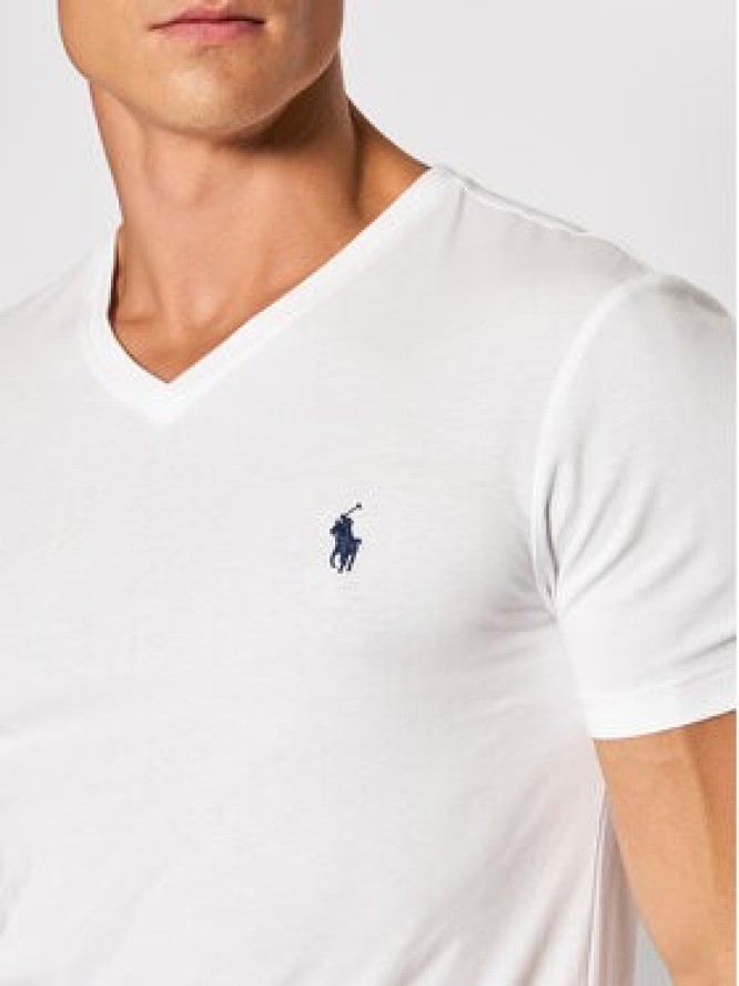 Polo Ralph Lauren T-Shirt 710671453008 Biały Slim Fit