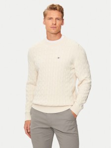 Gant Sweter 8050601 Beżowy Regular Fit