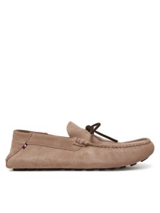 Tommy Hilfiger Mokasyny Hilfiger Folded Suede Driver FM0FM05385 Beżowy