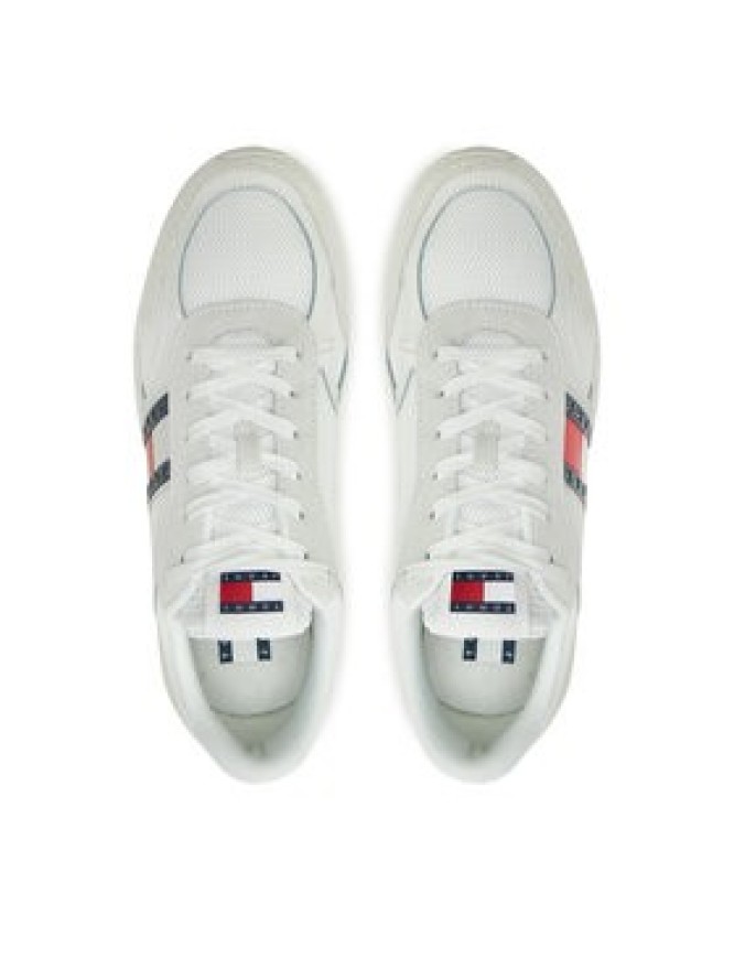 Tommy Jeans Sneakersy Tjm Technical Runner Ess EM0EM01537 Biały