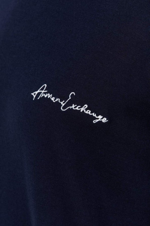 ARMANI EXCHANGE Granatowy sweter Jumpers