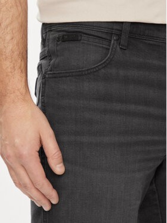 Wrangler Szorty jeansowe Texas 112350869 Czarny Regular Fit