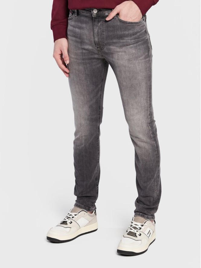 Tommy Jeans Jeansy Simon DM0DM15598 Szary Skinny Fit