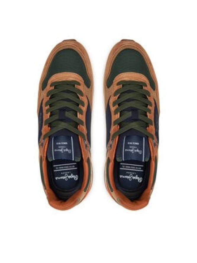 Pepe Jeans Sneakersy Buster Pro M PMS60027 Brązowy