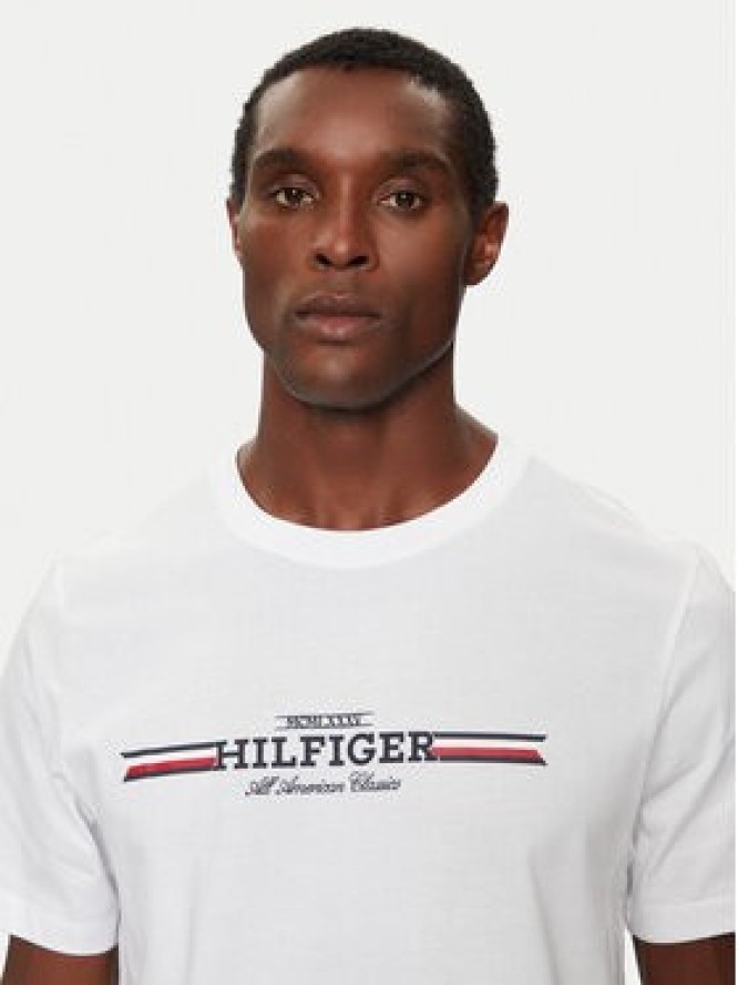 Tommy Hilfiger T-Shirt MW0MW36480 Biały Regular Fit