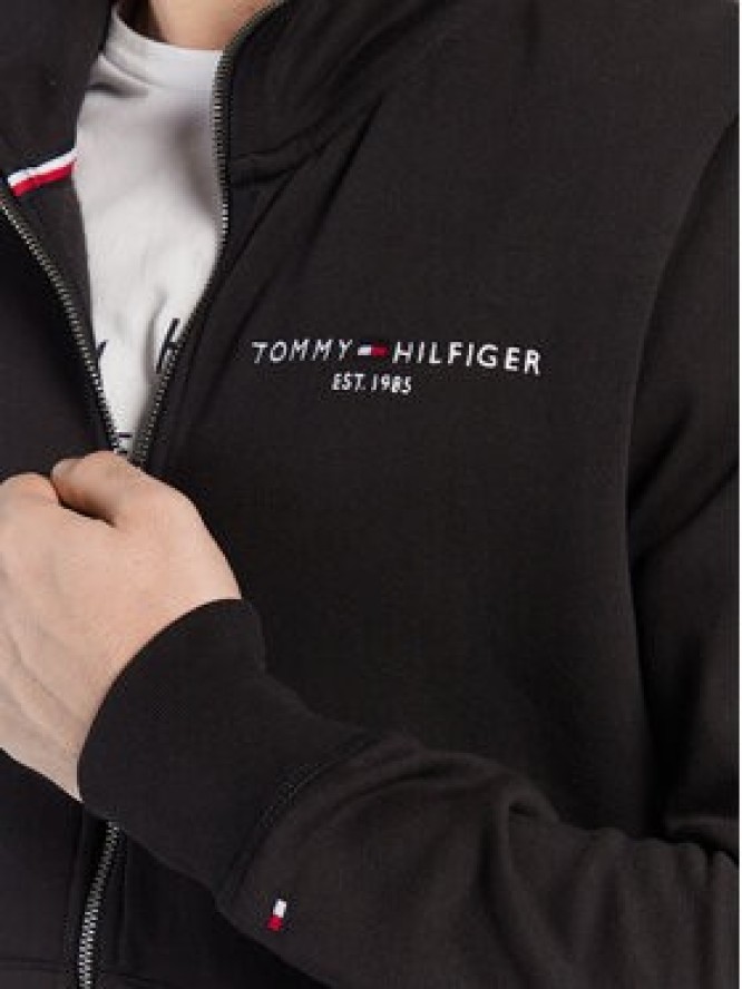 Tommy Hilfiger Bluza Logo MW0MW29327 Czarny Regular Fit