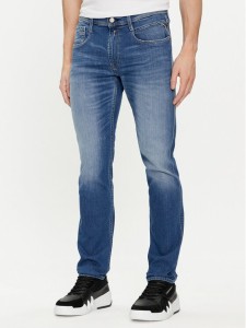 Replay Jeansy Anbass M914Y.000.573 Niebieski Slim Fit